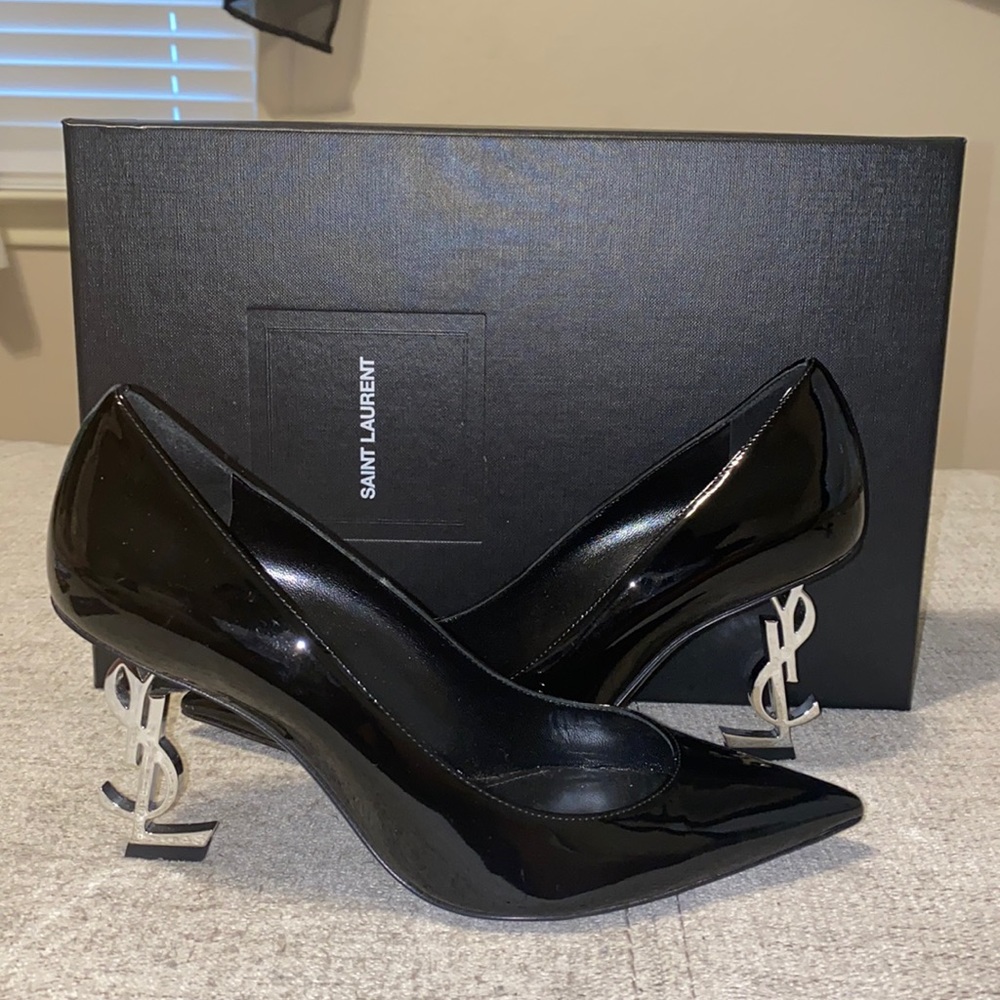 YSL OPYUM - Size 36 - Black Patent
